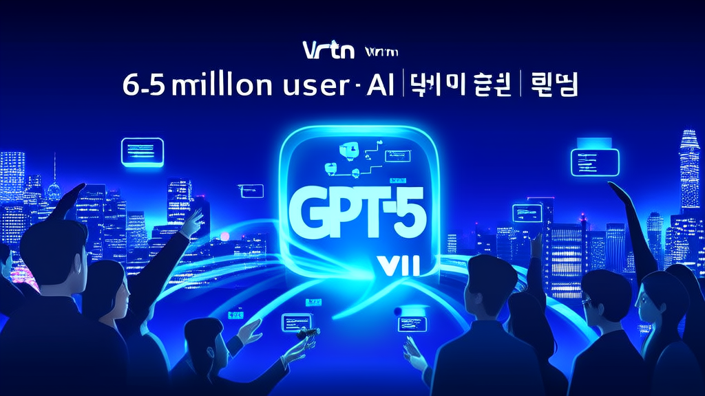 Wrtn Scales AI Apps to 6.5M Users in Korea with GPT-5 - AI Generated Image