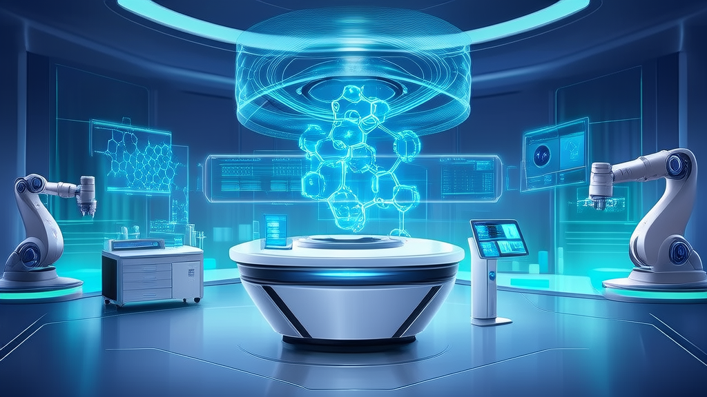 AI Accelerates Drug Development, Cutting Time and Costs in Healthcare - AI Generated Image