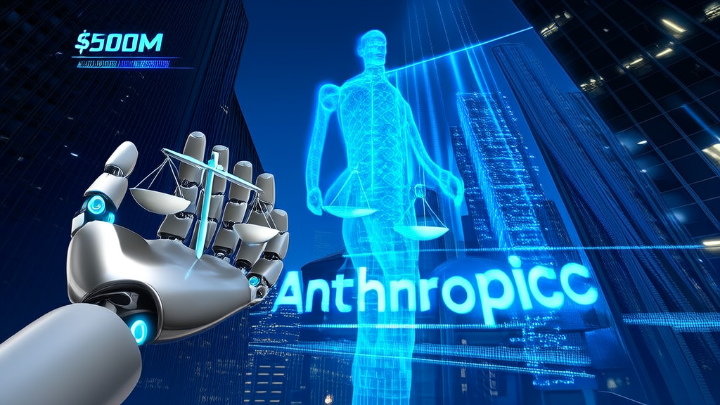 Anthropic Secures $500M for Ethical AI, Setting New Industry Standards - AI Generated Image