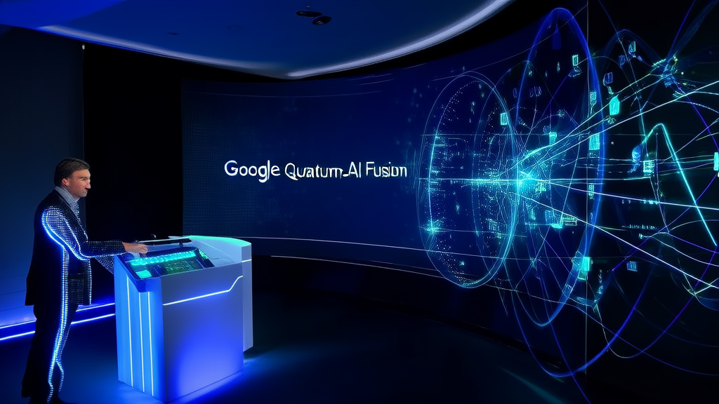 Google Unveils Quantum-AI Fusion, Accelerating Machine Learning by 30% - AI Generated Image