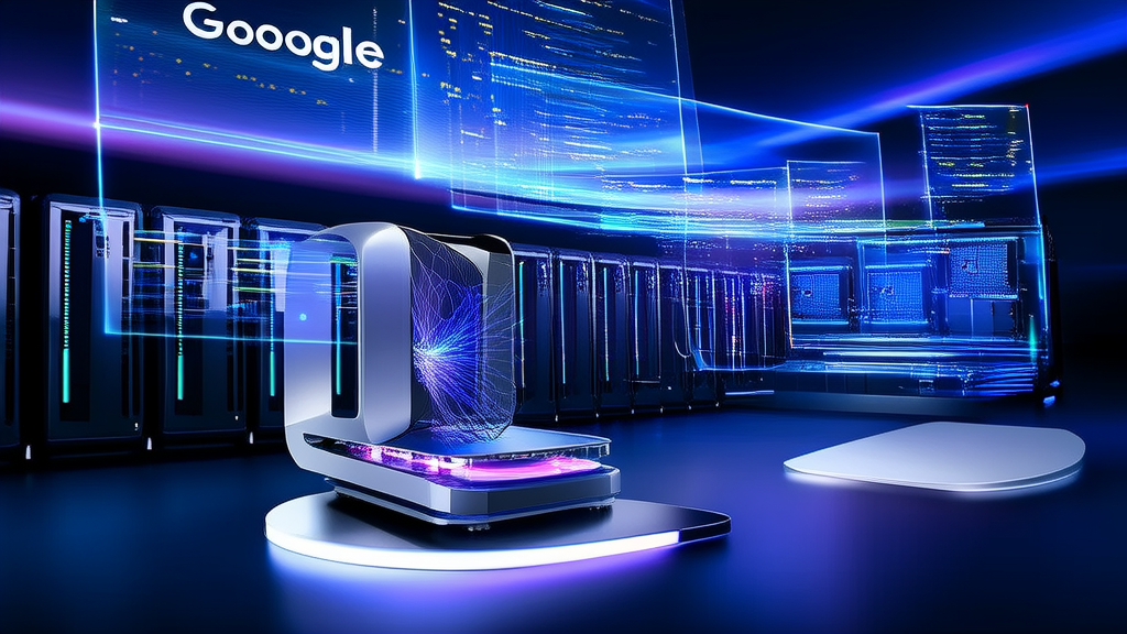 Google Achieves 99.9% NLP Accuracy with Quantum AI, Revolutionizing Communication - AI Generated Image