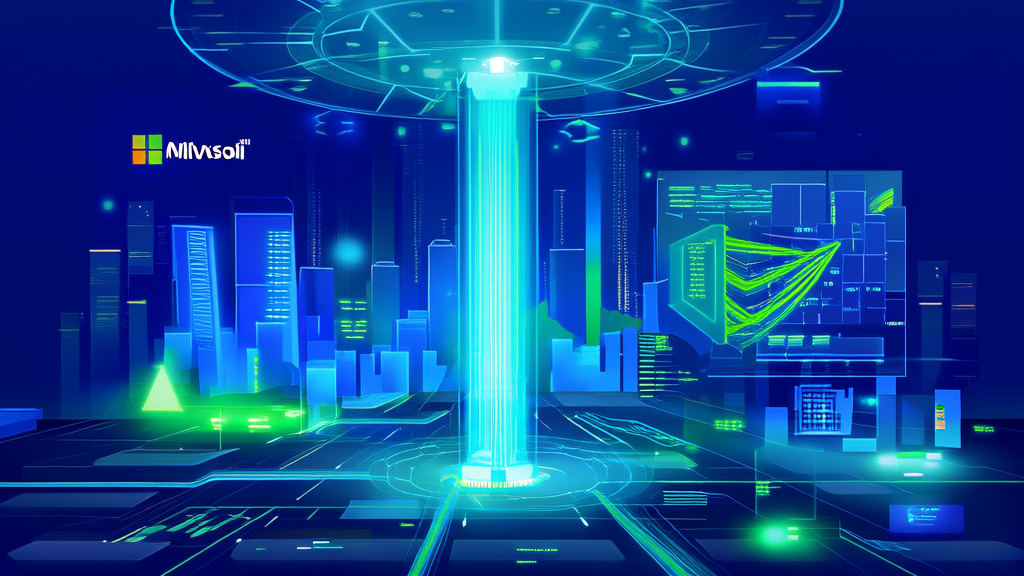 Big Tech and Finance Unite: Microsoft and NVIDIA's AI Collaboration Redefines Cloud Innovation - AI Generated Image