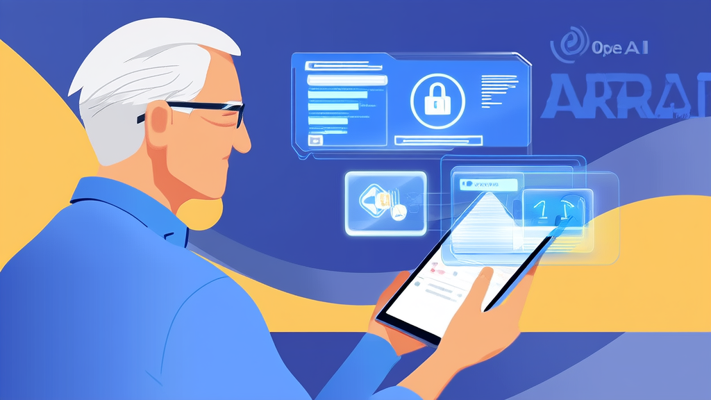 OpenAI and AARP Partner to Enhance Online Safety for Seniors - AI Generated Image
