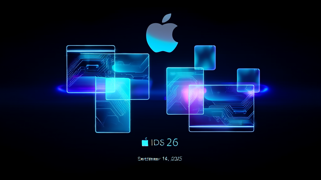 Apple Unveils iOS 26 with Revolutionary Liquid Glass Design - AI Generated Image
