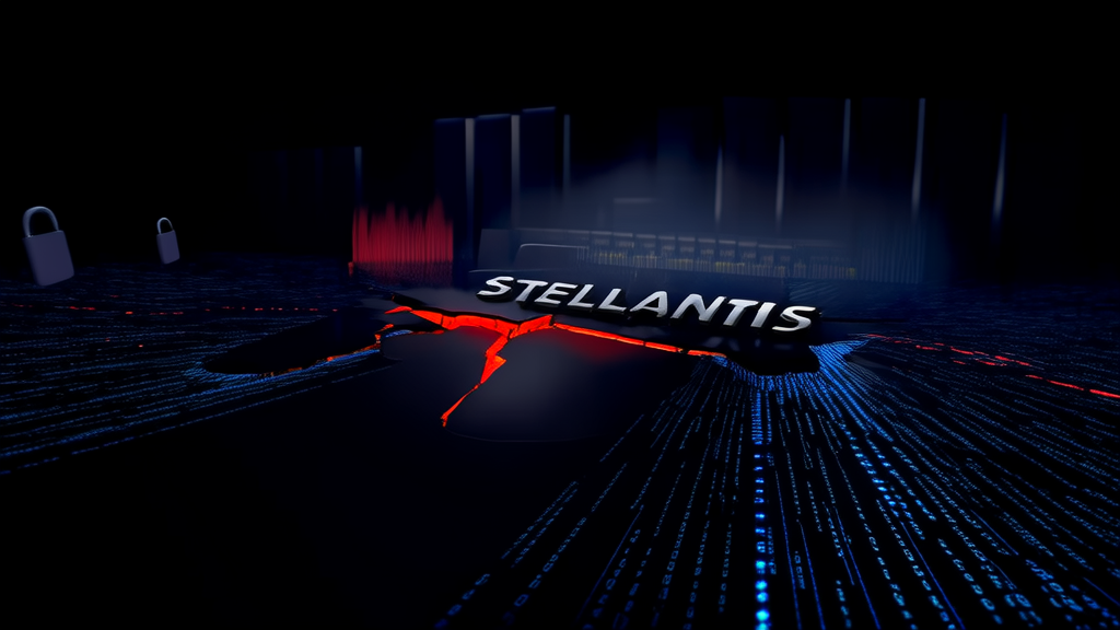 Stellantis Reports Theft of 18 Million Customer Records - AI Generated Image